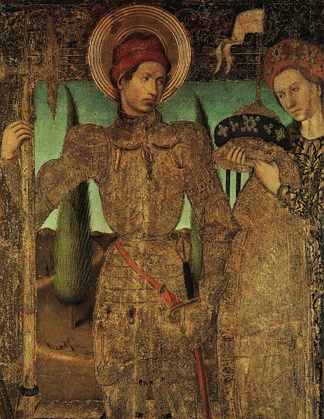 HUGUET, Jaume Triptych of Saint George (detail) af China oil painting art